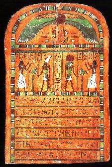 funerary stela of Ankhefenkhons, priest of Amun (Twenty-sixth Dynasty)